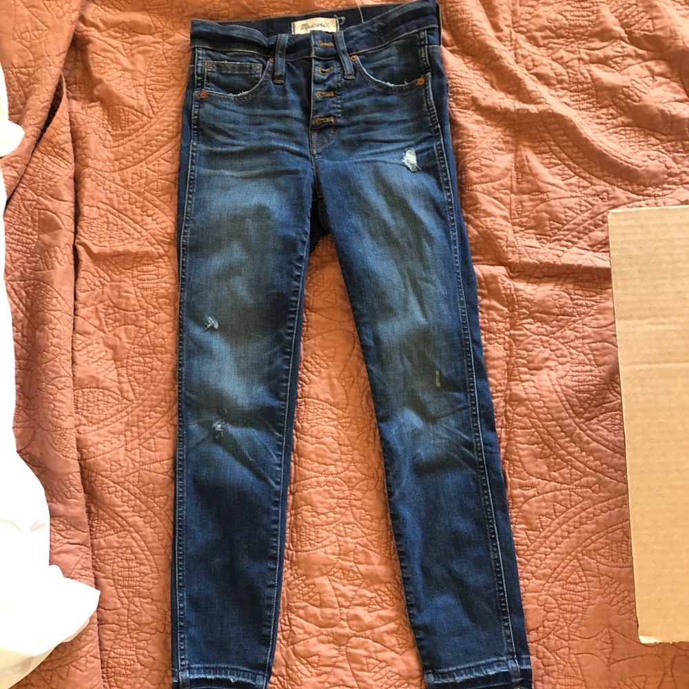 Madewell cropped denim